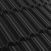 Купить Черепица Metrotile Metroclassic композитная черная по низкой цене