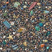 Купить Плитка Уралкерамика ПГ3РВ424 Ривьера камешки керамическая напольная 418х418 мм по низкой цене