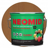Купить Пропитка Neomid Bio Color Classic для древесины Дуб 2,7 л по низкой цене