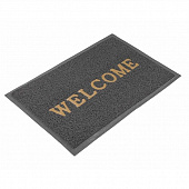 Купить Коврик Baltturf Welcome ПВХ серый 900х600 мм по низкой цене