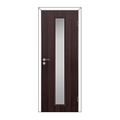 Купить Дверное полотно Olovi L2, cтекло, венге, 700x35х2000 мм, с/ф по низкой цене