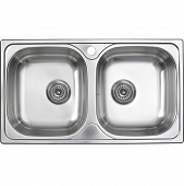 Купить Мойка Zigmund & Shtain Rechteck 780D.8 кухонная стальная полированная по низкой цене