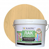 Купить Лак Лакра акриловый тонированный глянцевый бесцветный 10 кг по низкой цене