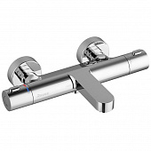 Купить Смеситель Ravak Termo 300 TE 023.00/150 для ванны настенный термостатический по низкой цене
