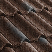 Купить Черепица Metrotile Gallo композитная Кофейно-серая по низкой цене