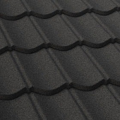 Купить Черепица Decra Classic композитная Антрацит по низкой цене