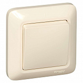 Купить Выключатель Schneider Electric Прима S16-057-S одноклавишный Слоновая кость по низкой цене