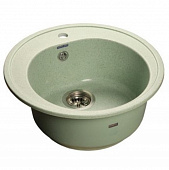 Купить Мойка GranFest Rondo GF-R510 кухонная композитная салатовая D508 мм по низкой цене