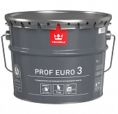 Купить Краска Tikkurila Prof Euro 3 база C интерьерная глубокоматовая 9 л по низкой цене