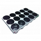 Купить Кассета для рассады 15 ячеек 525 мл объем 8 л по низкой цене