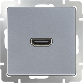 Купить Розетка Werkel HDMI WL06-60-11 серебряный по низкой цене