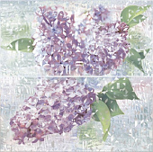 Купить Панно Уралкерамика ПН9СИ3 Сирио керамическое 2 плитки 500х498 мм по низкой цене