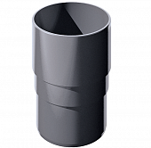 Купить Соединитель трубы Технониколь ПВХ D125/82 мм серый по низкой цене