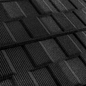 Купить Черепица Metrotile Metroviksen композитная черная по низкой цене