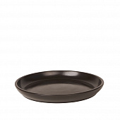 Купить Поддон керамический d14,5 см темно-коричневый по низкой цене