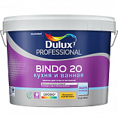 Купить Краска Dulux Professional Bindo 20 база BW для кухни и ванной полуматовая 9 л по низкой цене
