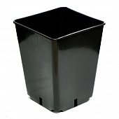 Купить Горшок пластиковый технологический черный 16х16 см 3,5 л для туб по низкой цене