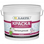 Купить Краска Лакра акриловая интерьерная белая 6,5 кг по низкой цене