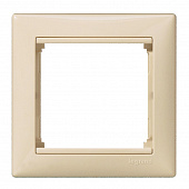 Купить Рамка Legrand Валена 1-постовая, горизонтальная, IP20, бежевая по низкой цене