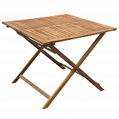 Купить Стол садовый 90х90 см акация по низкой цене