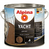 Купить Лак Alpina Yacht яхтный алкидный глянцевый 2,5 л по низкой цене