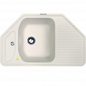 Купить Мойка Zigmund & Shtain ECKIG 800 кухонная гранитная Индийская ваниль по низкой цене