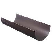 Купить Желоб Docke ПВХ Premium D120/85х3000 мм водосточный RAL 8017 Шоколад по низкой цене