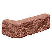 Купить Угловой элемент KR Professional Выветренный туф 03092 красный по низкой цене