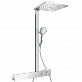 Купить Стойка Hansgrohe Raindance E 300 1jet Showerpipe 600 ST EcoSmart 27364000 душевая по низкой цене