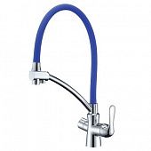 Купить Смеситель Lemark Comfort LM3070C-Blue для кухни по низкой цене