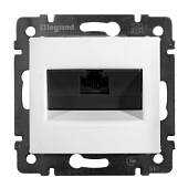 Купить Розетка Legrand Valena 774238 RJ45 компьютерная оконечный одноместный белый по низкой цене