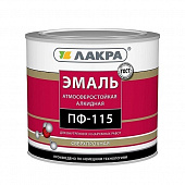 Купить Эмаль Лакра ПФ-115 белая матовая 2 кг по низкой цене