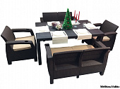 Купить Комплект плетеной мебели Yalta Family Set по низкой цене