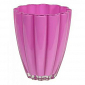 Купить Кашпо для орхидей стеклянное розовое d13 см ISMENA по низкой цене