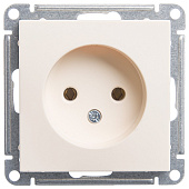 Купить Розетка Schneider Electric W59 RS16-153-2-86 одноместная без заземления Слоновая кость по низкой цене