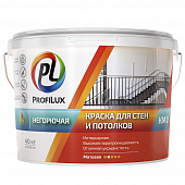 Купить Краска для стен и потолков ProfiLux КМ-0 белая 40 кг по низкой цене
