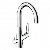 Купить Смеситель Hansgrohe Talis S 200 72811000 для кухни с запорным вентилем для посудомоечной машины по низкой цене