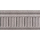 Купить Бордюр Kerama Marazzi 19033/3F Александрия керамический серый структурированный 200х99 мм по низкой цене