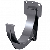 Купить Кронштейн желоба Технониколь ПВХ D125/82 мм короткий серый по низкой цене