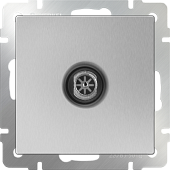 Купить Розетка Werkel WL06-TV-2W телевизионная одноместный проходной серебряный по низкой цене