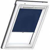 Купить Рулонная штора Velux RHL 9050 темно-синяя (S06) на крючках 114х118 см по низкой цене