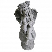 Купить Фигура садовая Ангел-девушка на шаре 33 см по низкой цене