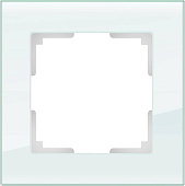 Купить Рамка Werkel Favorit WL01-Frame-01 натуральное стекло одноместная по низкой цене