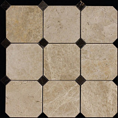 Купить Мозаика Natural Octagon M036+M076-BP из мрамора по низкой цене