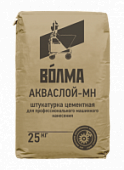 Купить Штукатурка ВОЛМА Акваслой МН цементная для профессионального машинного нанесения 25 кг по низкой цене