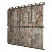 Купить Сайдинг Grand Line Экобрус Colority Print Fine Stone, металлический, 0,5 мм по низкой цене