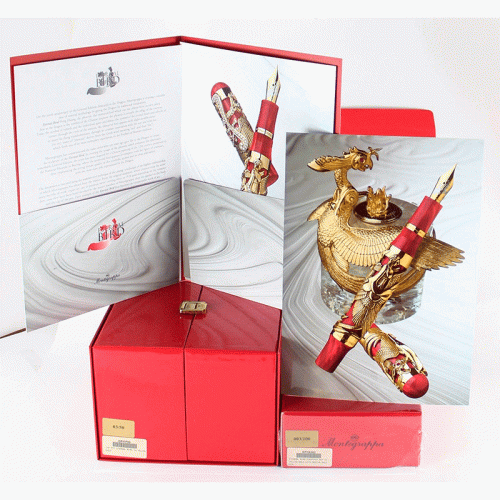 Купить Ручка Montegrappa Eternal bird Phoenix gold M перьевая по низкой цене