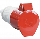 Купить Розетка IEK ССИ-225 PSR22-032-5 32А 380В 3P+PЕ+N кабельная по низкой цене