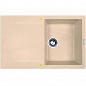 Купить Мойка Zigmund & Shtain Rechteck 775 кухонная гранитная Топленое молоко по низкой цене