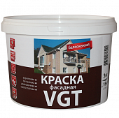 Купить Краска VGT ВД-АК-1180 фасадная белоснежная 3 кг по низкой цене